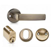 Durų rankena, lauko MP MRO-06-35A AB set, bronzos sp.