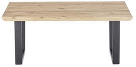 Kavos staliukas MCakcent Asola, juoda sp./rusva sp., 70 cm x 110 cm x 45 cm