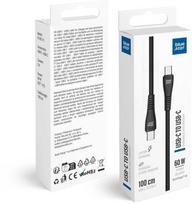 USB C į USB C laidas Blue Star 3A 60W QC4.0 1 m juodas PJ-DQ1-C