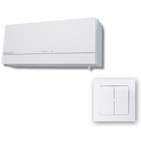 Mini rekuperatorius Mitsubishi Lossnay VL-100EU5-E su jungikliu