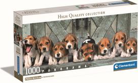 Dėlionė CLEMENTONI PANORAMA BEAGLES COMPACT 1000 det.