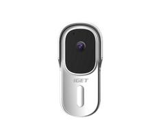 Vaizdo durų skambutis su judesio jutikliu Full HD 1080p 5200 mAh IP65 Wi-Fi Tuya baltas