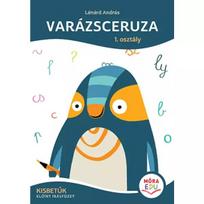 Stebuklingas pieštukas 1 klasei – mažosios raidės, rašymo sąsiuvinis pagal taisykles – vengrų kalba