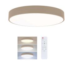 Brilagi - reguliuojamas LED lubinis šviestuvas POOL LED/36W/230V skersmuo 30 cm smėlinis + su nuotoliniu pultu