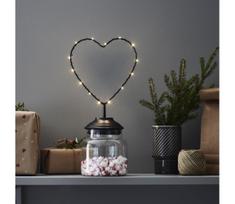 Markslöjd 705855 - LED kalėdinė dekoracija SWEETIE LED/0,45W/3xAA širdis