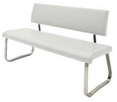 Minkštasuolis MCakcent Arco, balta sp., 175 cm x 59 cm x 86 cm