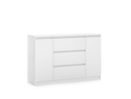 Komoda Simple, balta sp., 78.5 cm x 120 cm x 39 cm