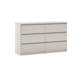 Komoda Simple 6S, kašmyro sp., 78.5 cm x 120 cm x 39 cm