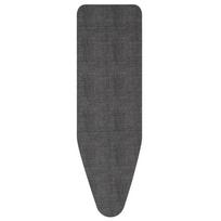 Prekė su pažeista pakuote. Lyginimo lentų užvalkalas Brabantia B Denim Black, 1.24 cm x 38 cm, juoda sp.