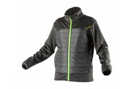 Darbinis švarkas vyrams Högert Levin HT5K385, juoda sp./žalia sp., 3XL dydis