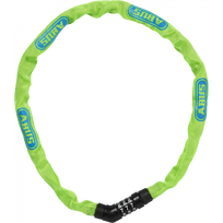 Dviračių užraktas ABUS Steel-O-Chain 4804C/75 Lime