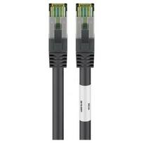 Goobay Goobay CAT 8.1 patch cable, S / FTP (PiMF), black, 10 m - LSZH halogen-free, copper AWG 24 (66726) | RB66726 | 4040849667268