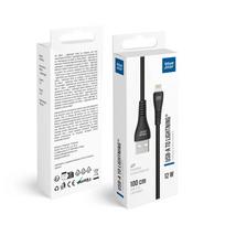 Laidas USB A į Lightning Blue Star 2A 12W 1 m PJ-DG5-A juodas