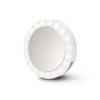 Ecomed CM-20E asmenukių veidrodėlis su LED žiedine šviesa, 3x didinimas, 3 šviesos režimai