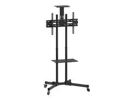 Mobilus televizoriaus stovas TECHLY Floor Trolley with Shelf LCD/LED/Plasma 37-70inch