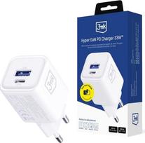 3MK Charger GaN 33W QC4+ PPS AFC FCP SCP white