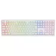Ducky Zero 6108 Pure White Wireless Gaming Keyboard - MX2A Red (US)