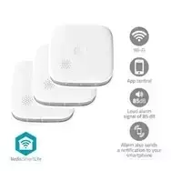 Smoke Detector Nedis SmartLife WIFIDS21WT3 3 pieces