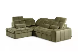 Corner With Power Operated Seat And Sleeping Function Magnelio L / Velluto 35 / Left Side