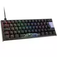 Ducky One 2 Pro Mini Gaming Keyboard, RGB LED - Cherry Silver