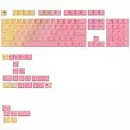 Glorious GPBT Gradient Keycaps, ANSI Layout (US), PBT, Dye-Sub - Grapefruit