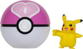 Pokémon - Clip N Go Female Pikachu w. Love Ball (PKW3638)