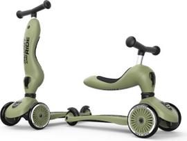 Scoot And Ride - 2 in 1 Balance Bike/ Scooter - Olive (SR-00001)