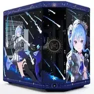HYTE Y70 „Suisei Edition“ kompiuterio korpusas, „Midi-Tower“, E-ATX, grūdintas stiklas – mėlynas