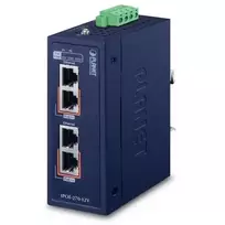 "Planet IPOE-270-12V IP30 Industrial 2-Port Multi-gigabit 802.3bt PoE++ Injector"