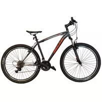 Kalnų dviratis Bisan LEON V Matt Grey/Orange (Rato dydis: 27.5 Rėmo dydis: 19)