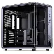 „Jonsplus BO400CG“ kompiuterio korpusas, „Midi-Tower“, ATX, grūdintas stiklas – švino pilkos spalvos