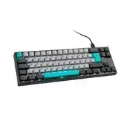 Ducky Miya Pro Moonlight TKL Gaming Keyboard for PC/Mac, MX-Blue, White LED - Dark Grey