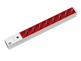 Bachmann - Regleta de 8 tomas, 48,3 cm elektros tinklo ilgintuvas 2 m 8 AC išvestis(ys / čių) Vidaus
