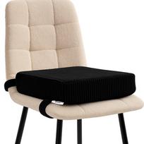 FLUMI kėdės paaukštinimas - pagalvėlė VELVET, Black