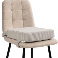 FLUMI kėdės paaukštinimas - pagalvėlė VELVET, Beige