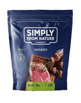SIMPLY FROM NATURE Natūralios dešros su jautiena 200 g