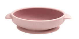 BIBADO silikoninis prilimpantis dubenėlis, blush, BIB210