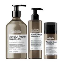 L'Oréal Professionnel Plaukų molekulinę struktūrą atstatančių priemonių rinkinys Serie Expert Absolut Repair Molecular Kit Rinkinys