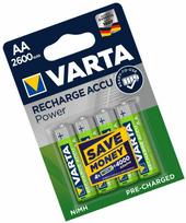 Varta Battery RECHARGE Power    AA  HR6  2600mAh           4St.