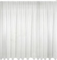 Prekė su pažeista pakuote. Dieninė užuolaida FWL-02, kreminė sp., 160 cm x 300 cm