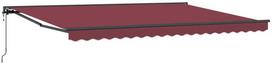 Elektrinė ištraukiama pavėsinė Burgundijos raudona, Antracitas