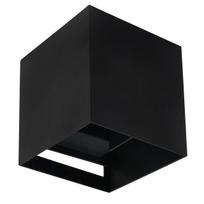 Sieninis lauko šviestuvas LED Line Lite Cube, 6W, G9, IP65, juoda sp., 10 cm x 10 cm