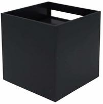 Sieninis lauko šviestuvas LED Line Lite Cube, 3W, LED, IP44, juoda sp., 10 cm x 10 cm