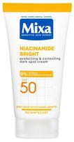 Kremas įdegio priežiūrai veidui Mixa Niacinamide Bright Protective and Corrective SPF50, 50 ml