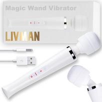 Didelio dydžio mikrofono dizaino vibratorius ir masažuoklis LIVMAN QY-016 su 10 vibracijos režimų
