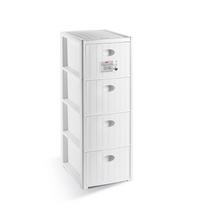 Plastikinė komoda STEFANPLAST 30300 4 stalčiai Balta 30x40x80cm