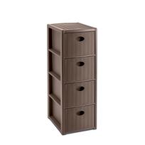 Plastikinė komoda STEFANPLAST 30301 4 stalčiai Rusva 30x40x80cm