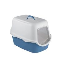 Uždaras kačių tualetas STEFANPLAST 99720 (mėlynas, 56x40x40 cm)