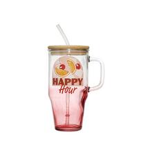 Gertuvė COOK CONCEPT KA0630 Stiklinė su šiaudeliu 650 ml