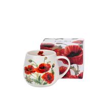 Puodelis DUO Aguonos 430 ml Porcelianinis